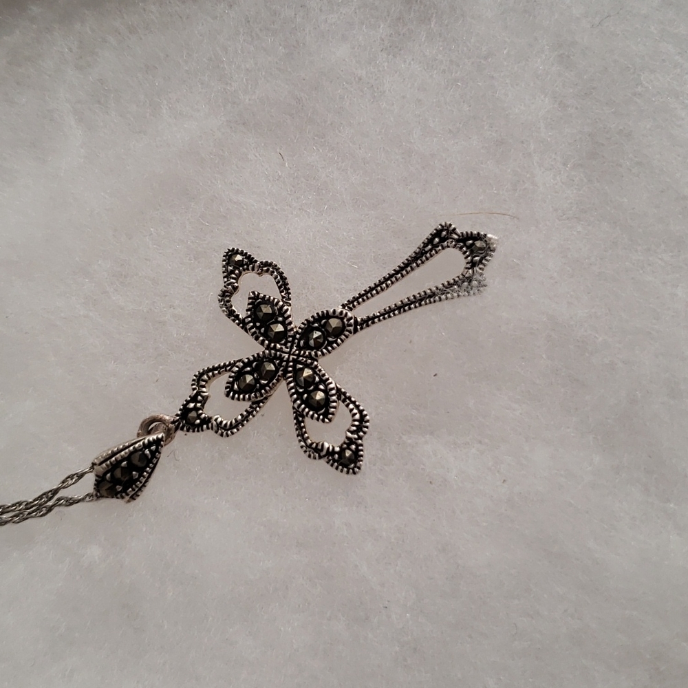 Sterling silver marcasite